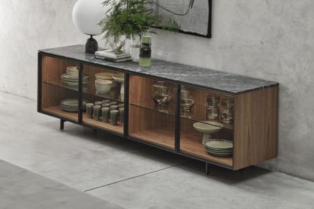 Matics Glass Sideboard