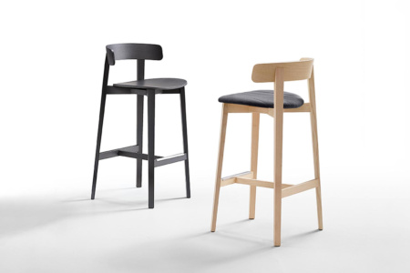 Maya Wood Bar Stool