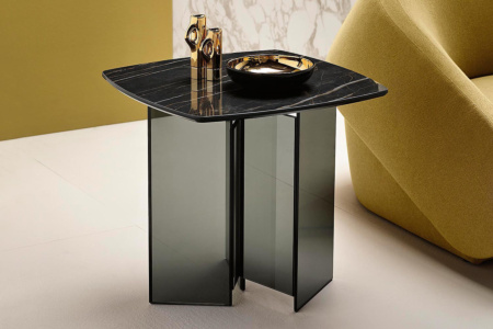 Metropolis Ceramic End Table