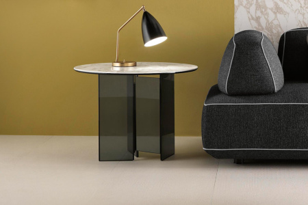 Metropolis Ceramic End Table