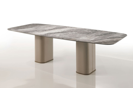 Milos Double Pedestal Dining Table