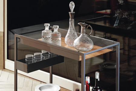 Mojito Wood Trolley Bar