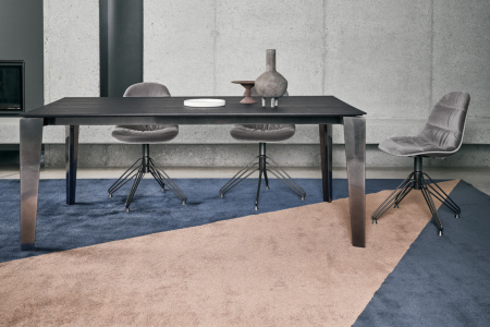 Mood Upholstered Swivel Dining Chair