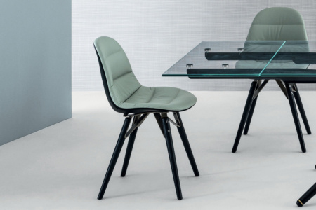 Mood Wood Upholstered Dining Chair