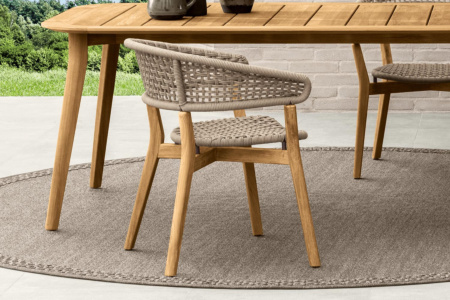 Moon Teak Dining Chair