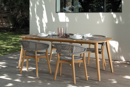 Moon Teak Dining Table