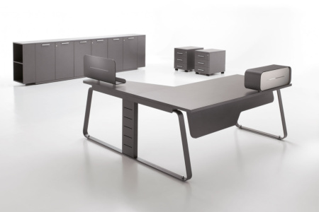 myPOD L-Shape Office Desk