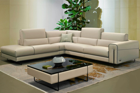 Newport Sectional Sofa With Peninsula