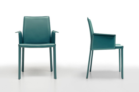 Nuvola Hard Leather Dining Chair