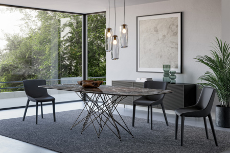 Octa Oblong Ceramic Dining Table