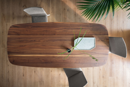 Octa Oblong Wood Dining Table