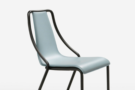 Ola Hard Leather Dining Chair
