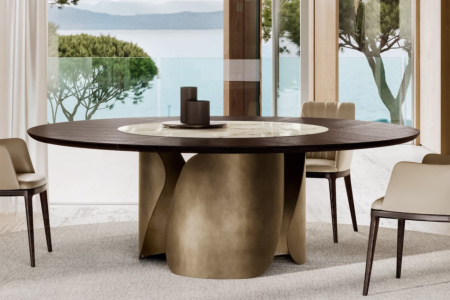 Onda Wood-Ceramic Dining Table