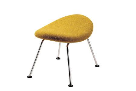 Orange Slice Footstool