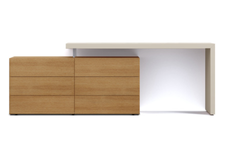 People Dresser With Domino Desk Quickship