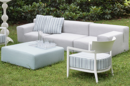Plastics Outdoor Ottoman
