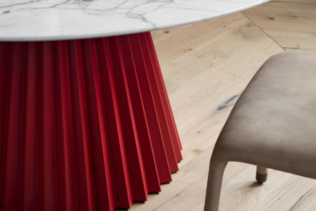 Plisse Marble Dining Table