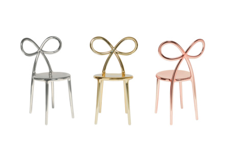 Ribbon Metal Dining Chair