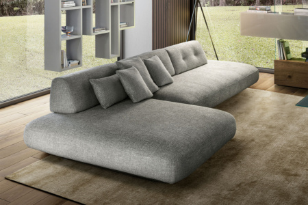 Sand 1134+1136 Sectional Sofa with Chaise