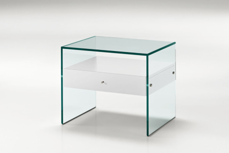Secret Glass Nightstand