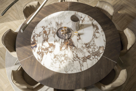 Senator Ker-Wood Round Dining Table