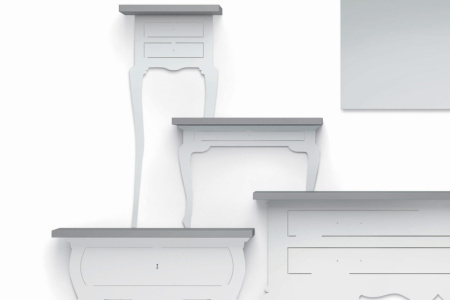 Shape Shelf Composition D