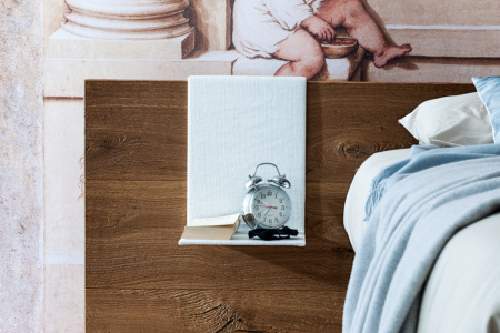 Upholstered Shelf for Wooden Headboard