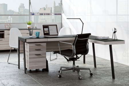 Sigma L-Shape Office Desk