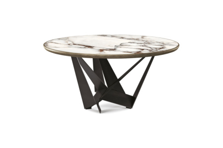 Skorpio Keramik Premium Round Dining Table