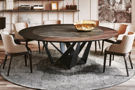 Skorpio Ker-Wood Round Dining Table 