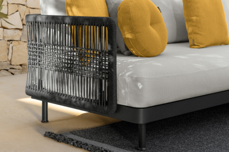 Slam Rope Sectional Sofa with Chaise