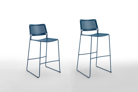 Slim Metal Bar Stool