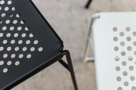 Slim Metal Bar Stool