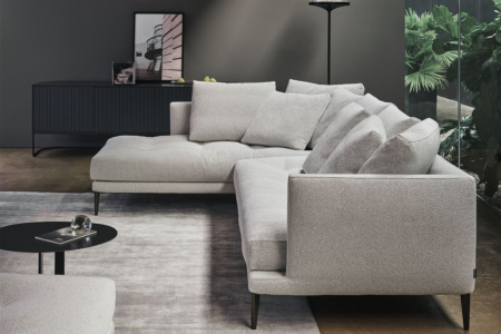Soft Island Sectional Sofa Combination 01
