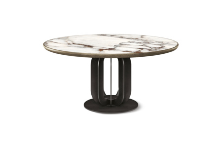 Soho Keramik Premium Round Dining Table