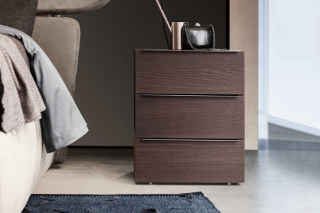 Spazio 3-Drawer Nightstand