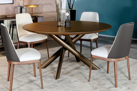 Style Round Dining Table
