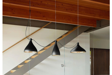 Swell String Mixed Linear Suspension Lamps 