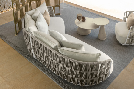 Swipe Curved Sectional Sofa