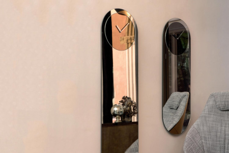 Timeless Mirror With Clock