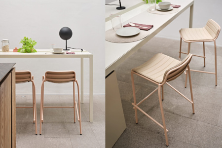 Trampoliere Metal Bar Stool