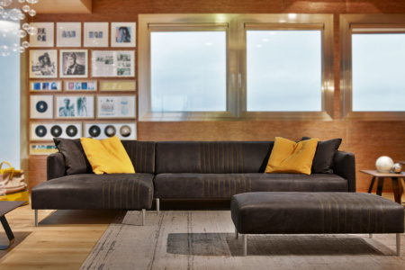 Tuxedo Sectional Sofa with Chaise