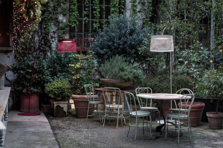 Twiggy Grid Arc Floor Lamp