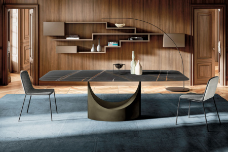 U Barrel Dining Table