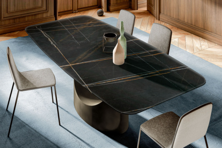 U Barrel Dining Table