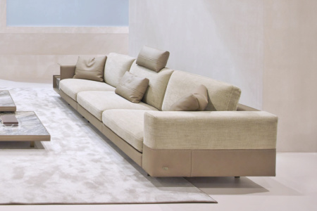 Vincent XL Dual-Tone Sofa with Table