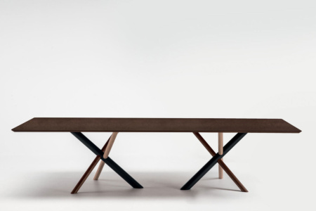 W Double Pedestal Table