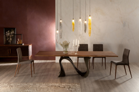 Wave Wood Dining Table