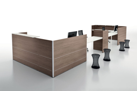 Yo C-Shape Reception Desk
