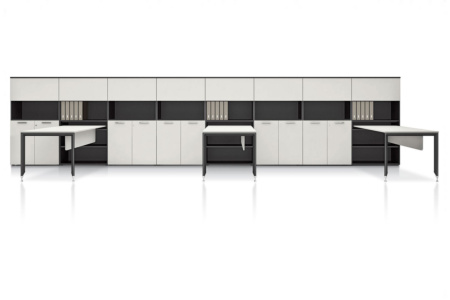 Yo Multi Workstation with Bookcase